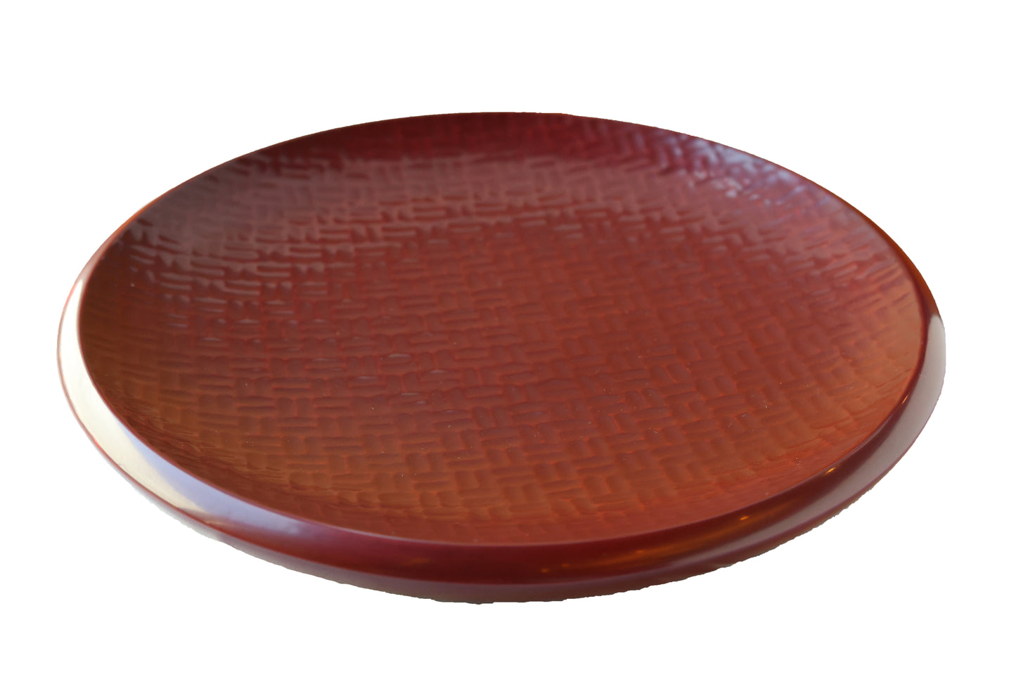 8-inch plum-shaped plate with a sword mark