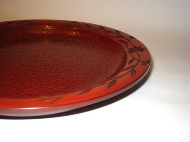 Plate (24cm) / small flower on rim