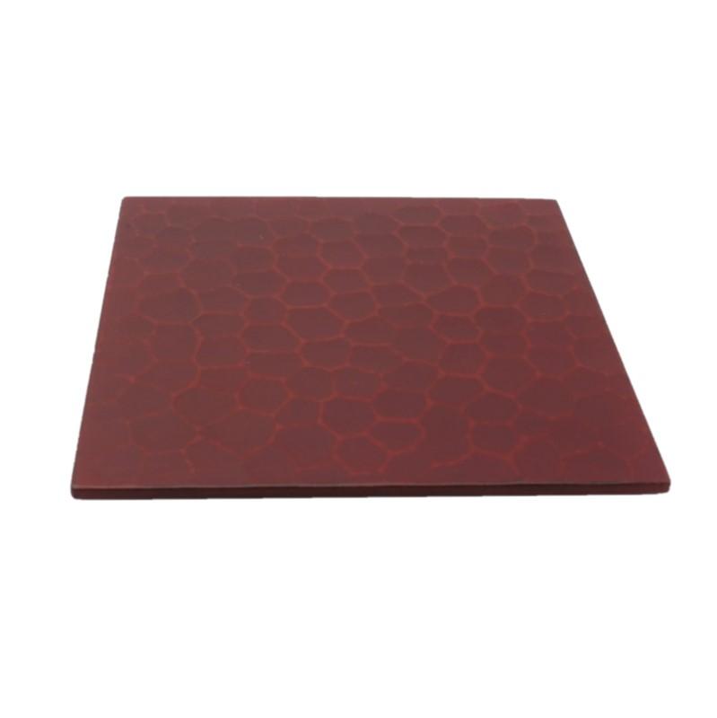Square small plate (12.5cm) / chisel mark