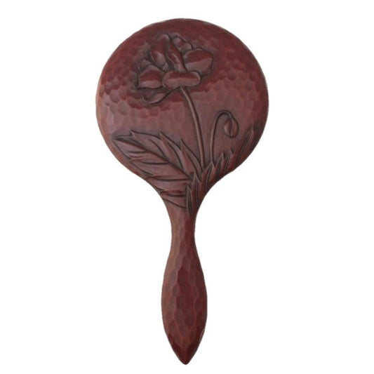 Hand mirror (medium size) / poppy