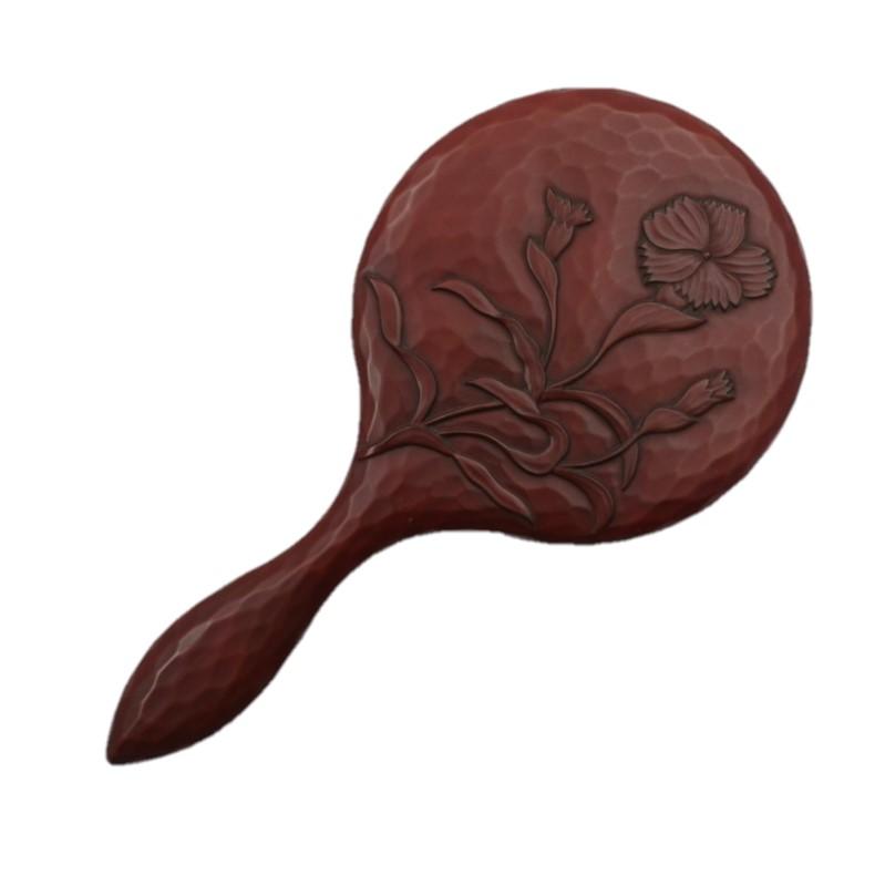 Hand mirror (medium size) / dianthus
