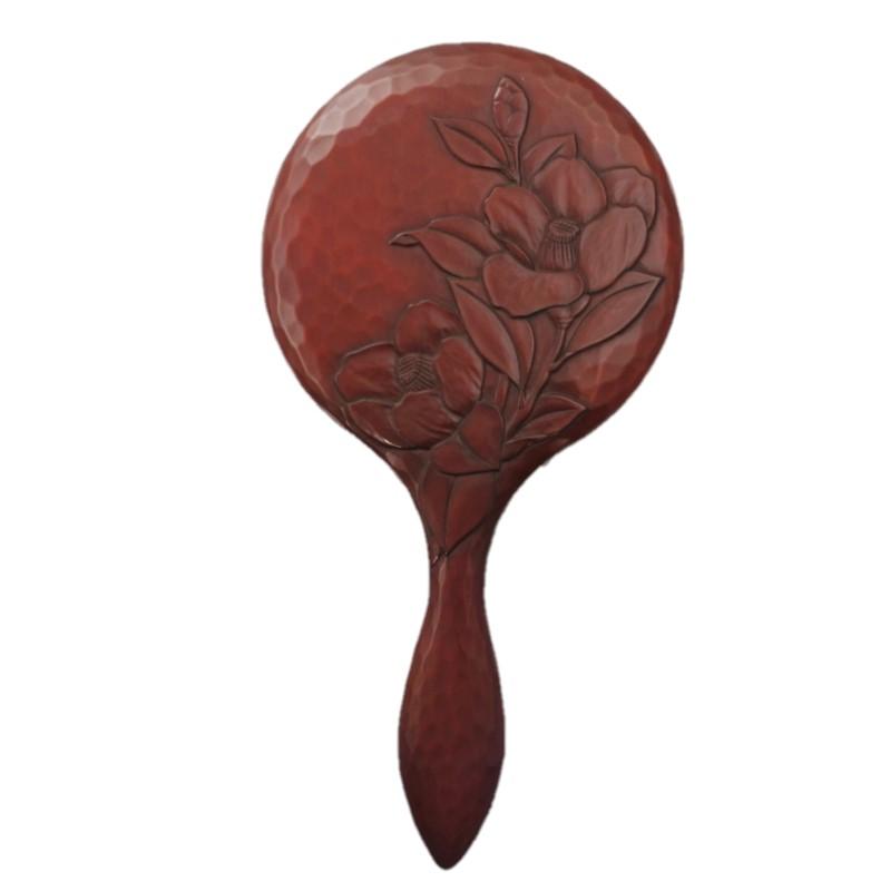 Hand mirror (medium size) / camellia