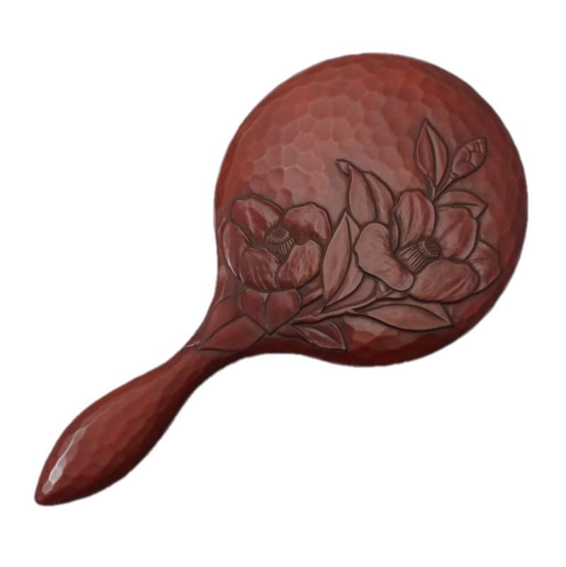 Hand mirror (medium size) / camellia