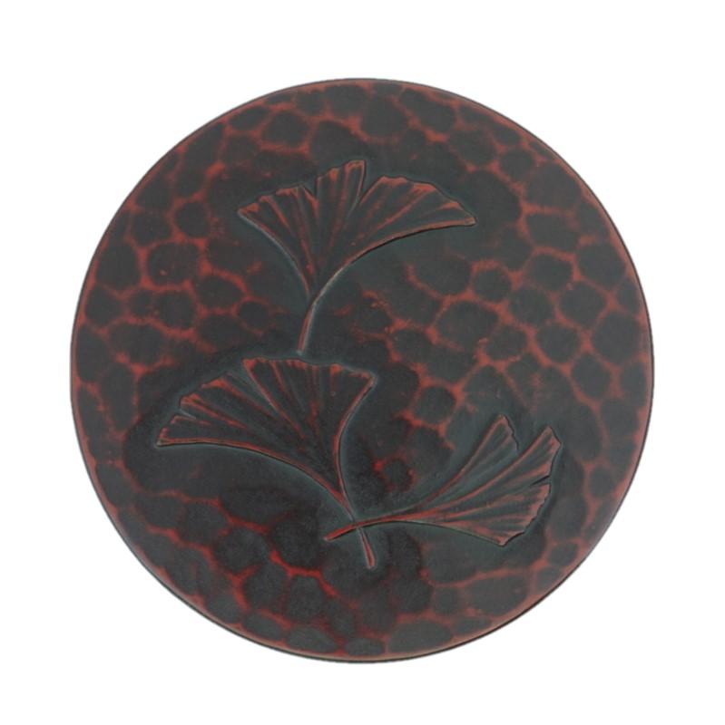 Teapot coaster (12cm) / gingkgo leaves