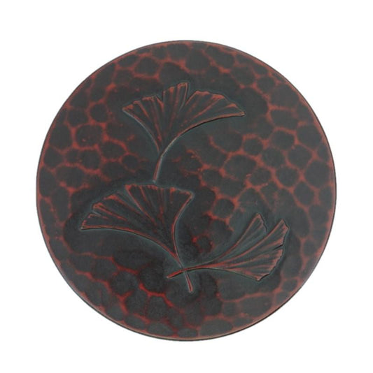 Teapot coaster (12cm) / gingkgo leaves