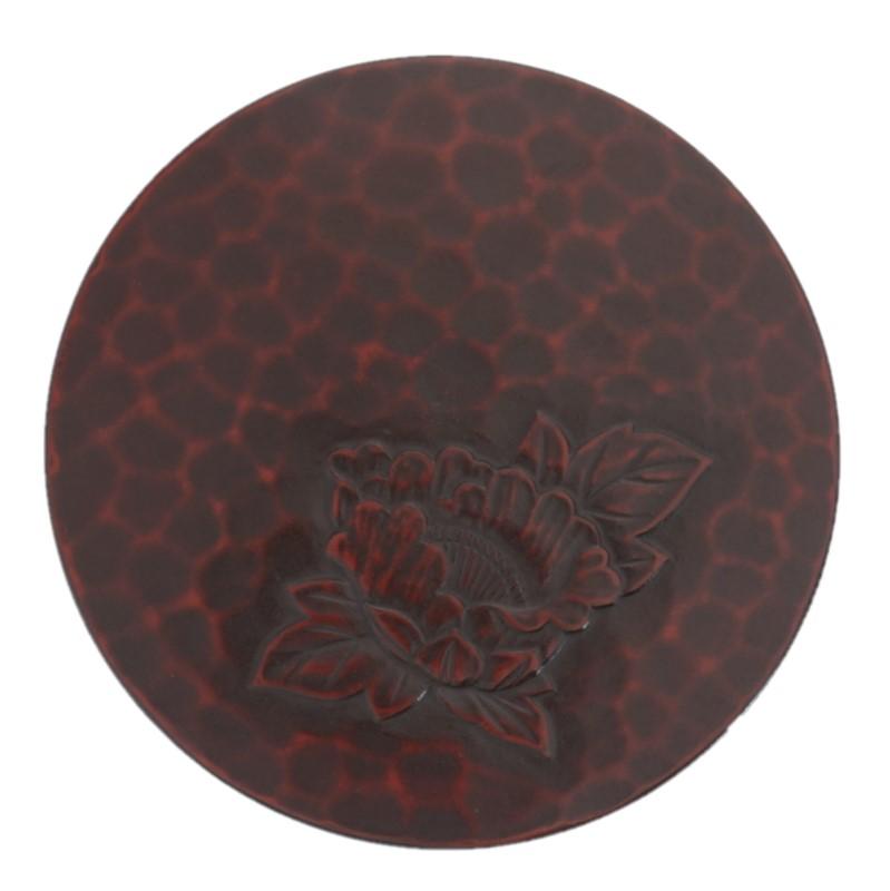 Teapot coaster (13.5cm) / peony