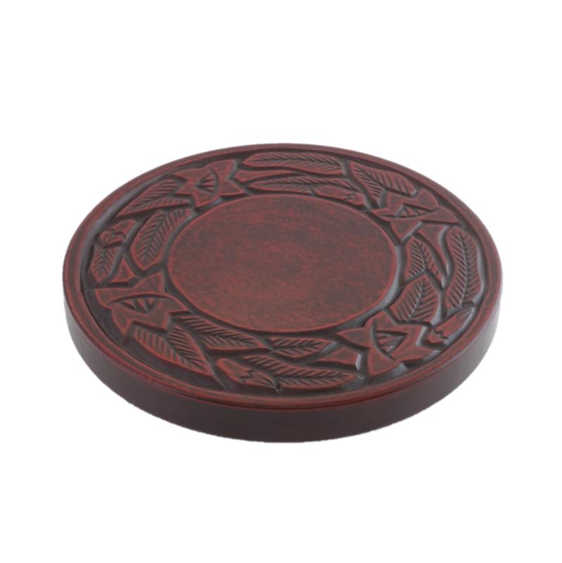 Teapot coaster (13.5cm) / bellflower on rim