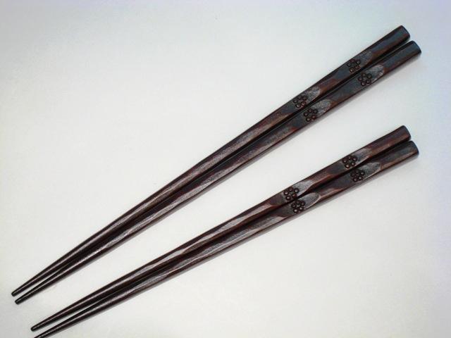 Chopstick / plum crest