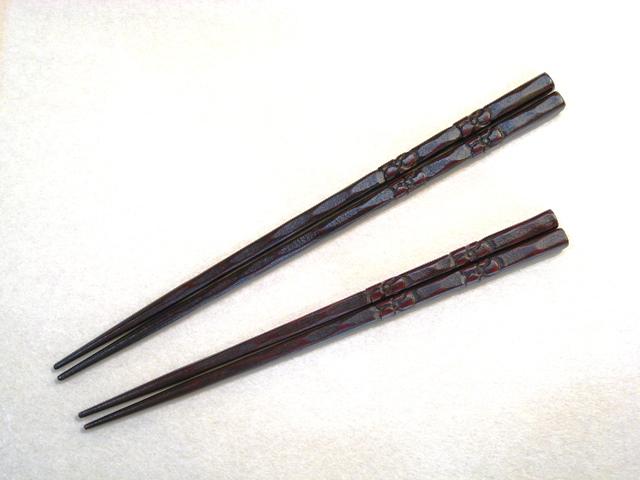 Chopstick / plum flower