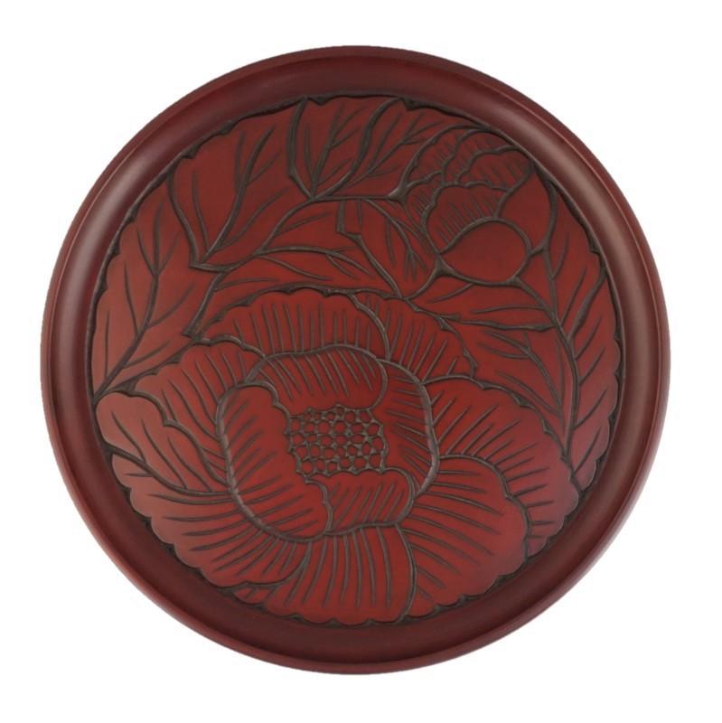 Round tray(30cm) / peony