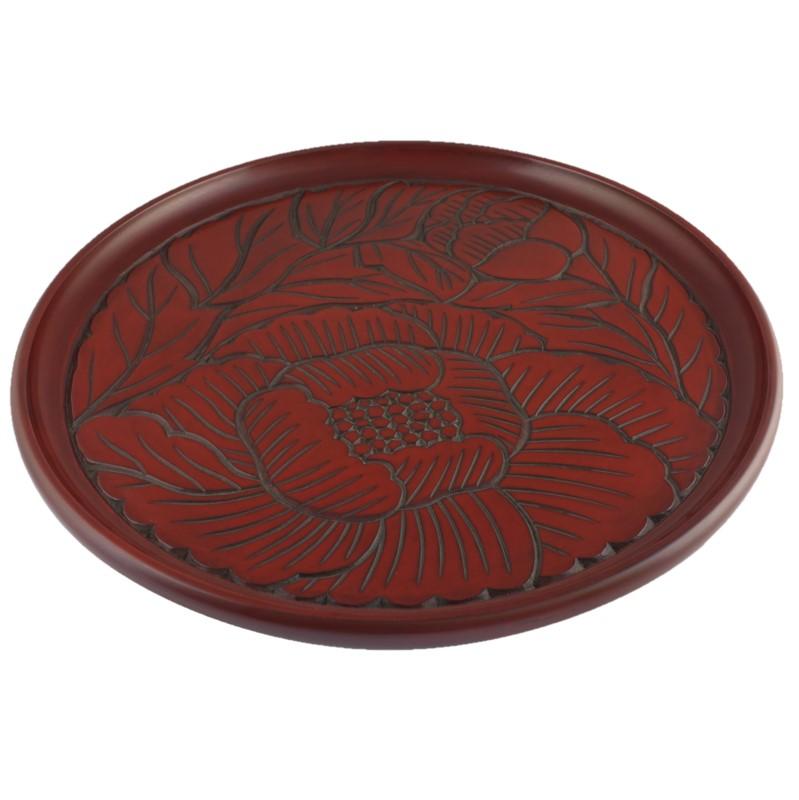 Round tray(30cm) / peony