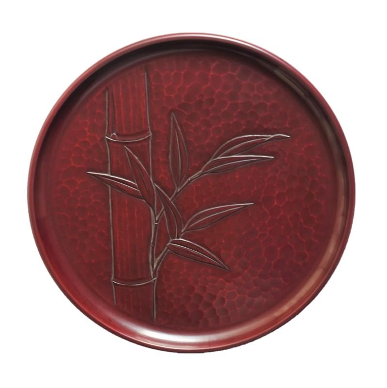 plateau rond(30cm) bambou