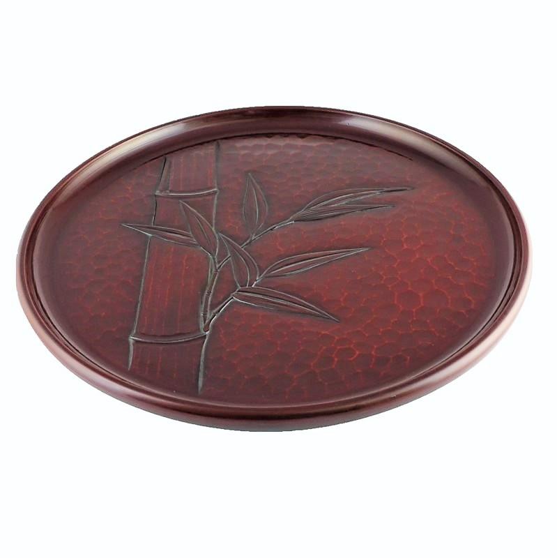 plateau rond(30cm) bambou