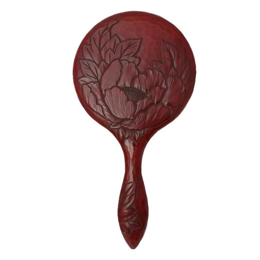 Hand mirror (medium size) / peony