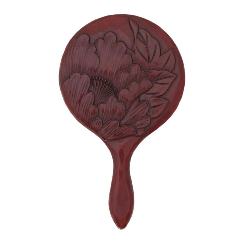 Small mirror / peony