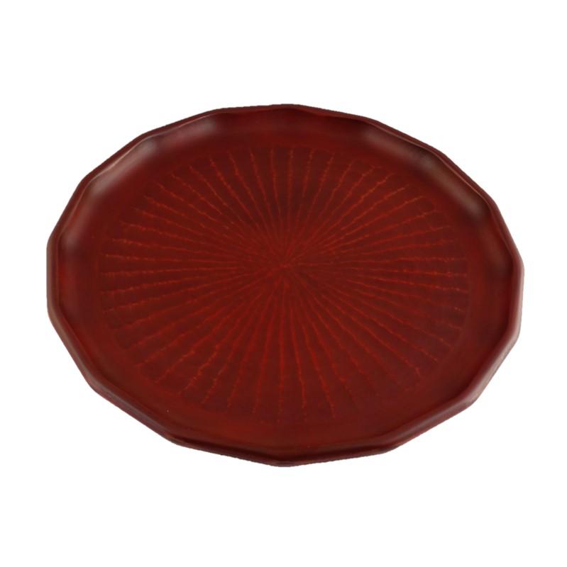 Hexadecagonal tray (24cm) / radial pattern