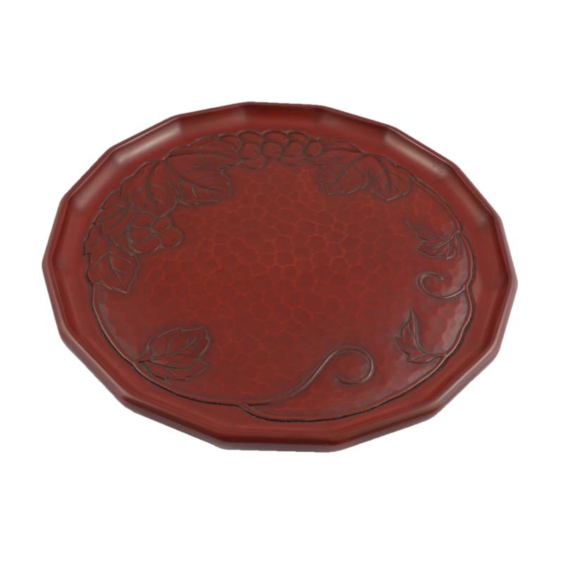 Hexadecagonal tray (30cm) / grape