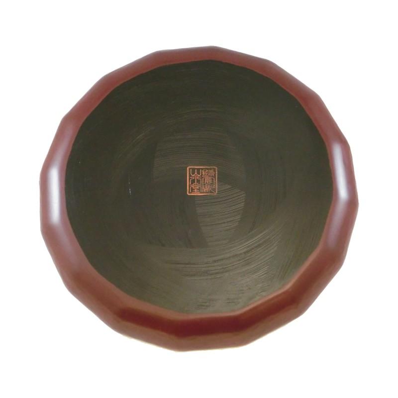 7寸輪花盆 スミ切刀痕