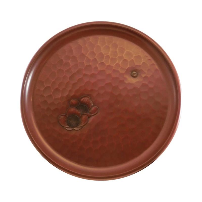 Round tray(24cm) / plum flower