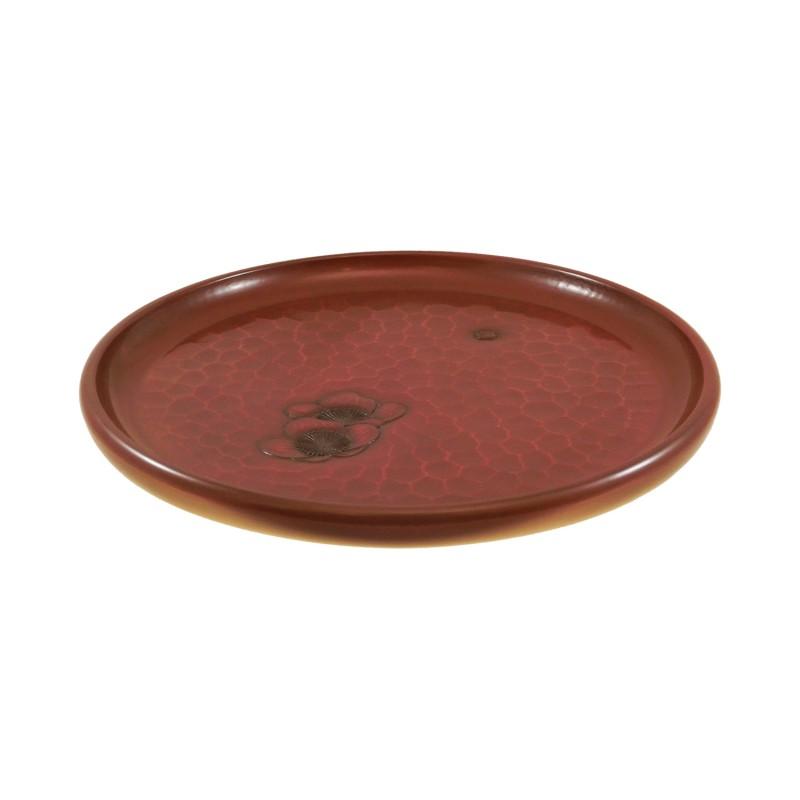 Round tray(24cm) / plum flower