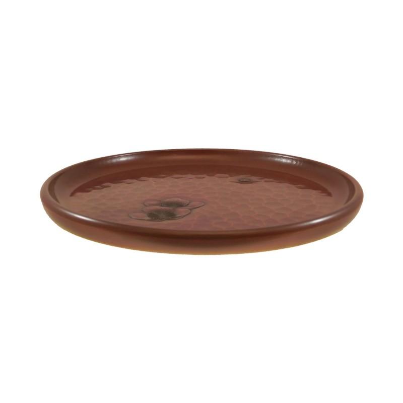 Round tray(24cm) / plum flower