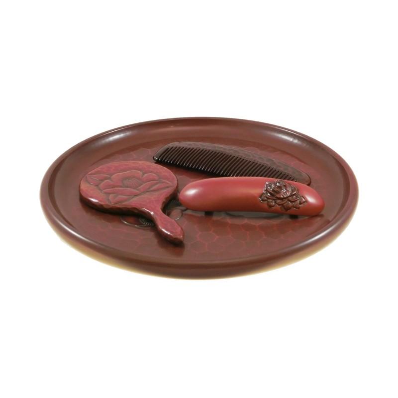 Round tray(24cm) / plum flower