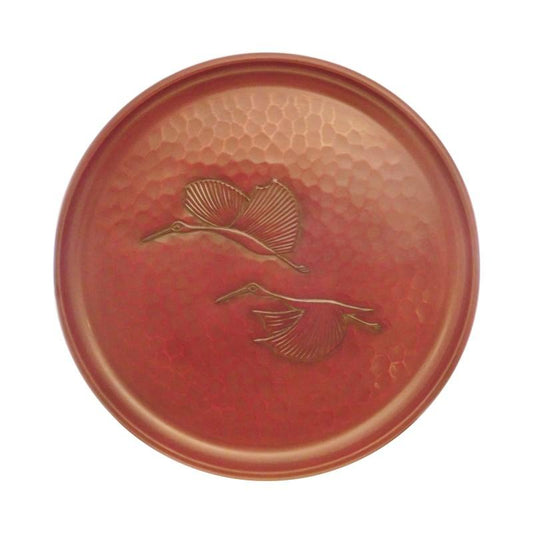 Round tray(27cm) / cranes