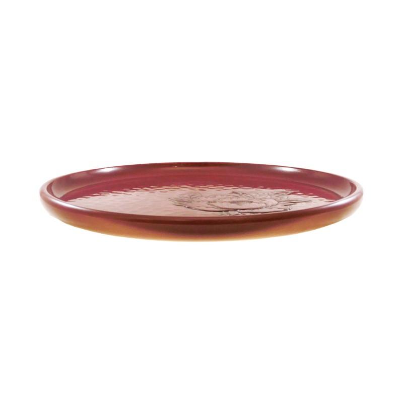 Round tray(27cm) / peony