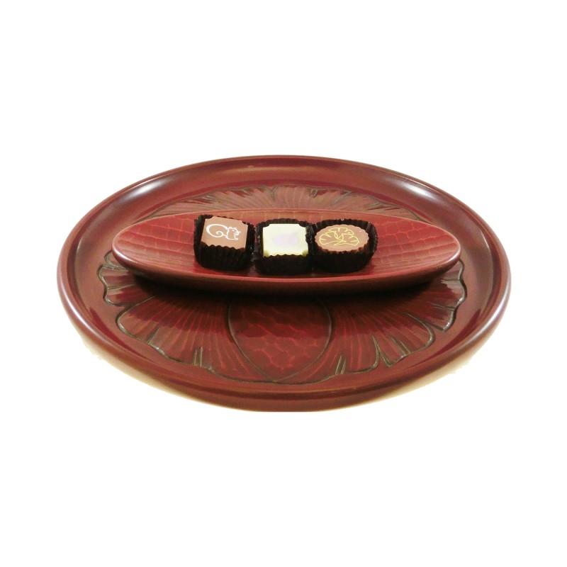 Round tray(27cm) / gingkgo leaves