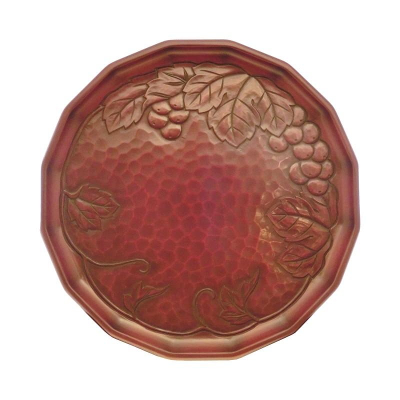 Hexadecagonal tray (27cm) / grape