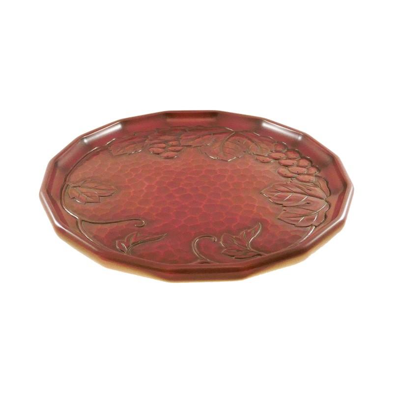 Hexadecagonal tray (27cm) / grape