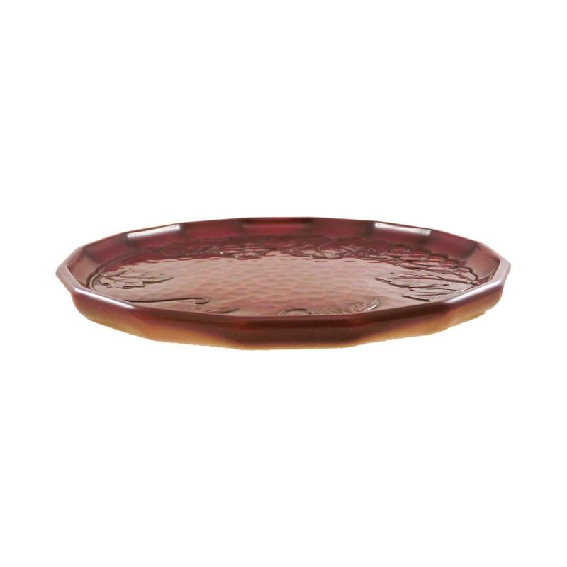 Hexadecagonal tray (27cm) / grape