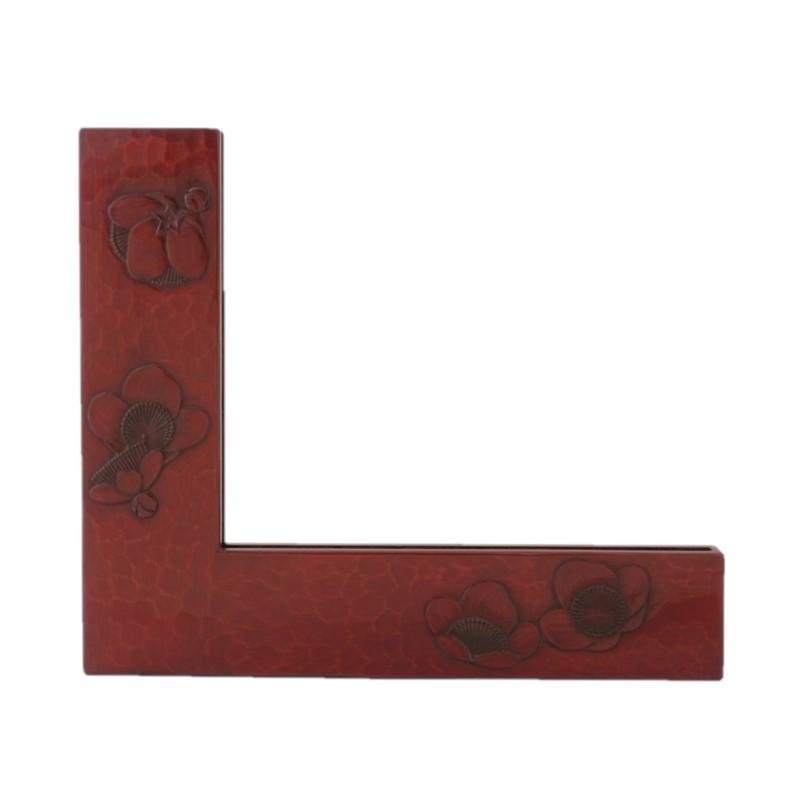 L-shape photo frame / plum flower