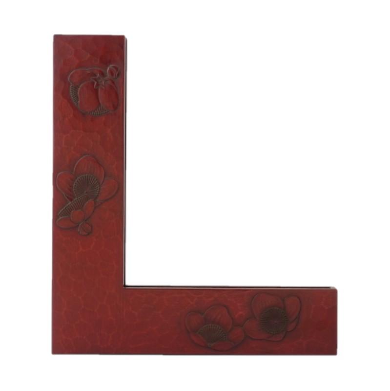 L-shape photo frame / plum flower
