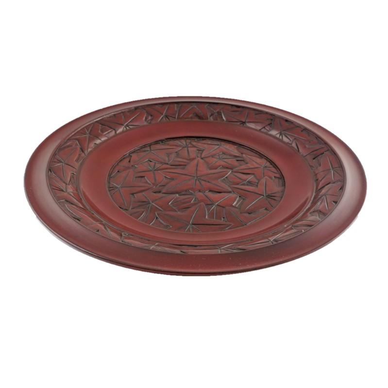 Plate (24cm) / maple leaves