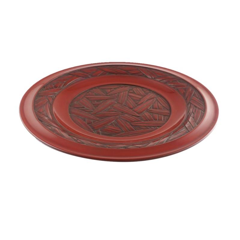 Plate (24cm) / bamboo leaves