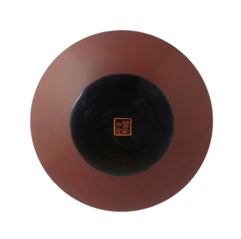 bol peu profond(21cm) motif radial