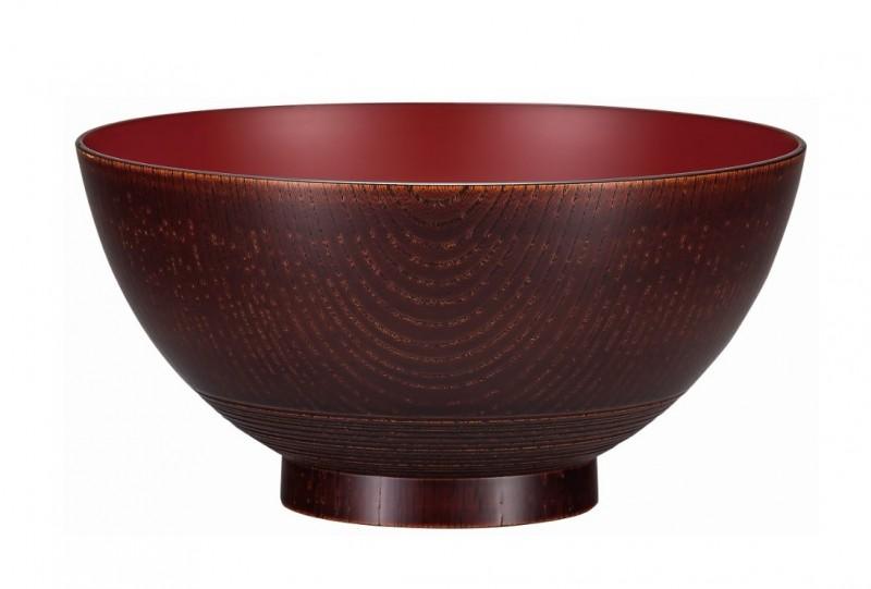 欅 麺椀 溜内朱
