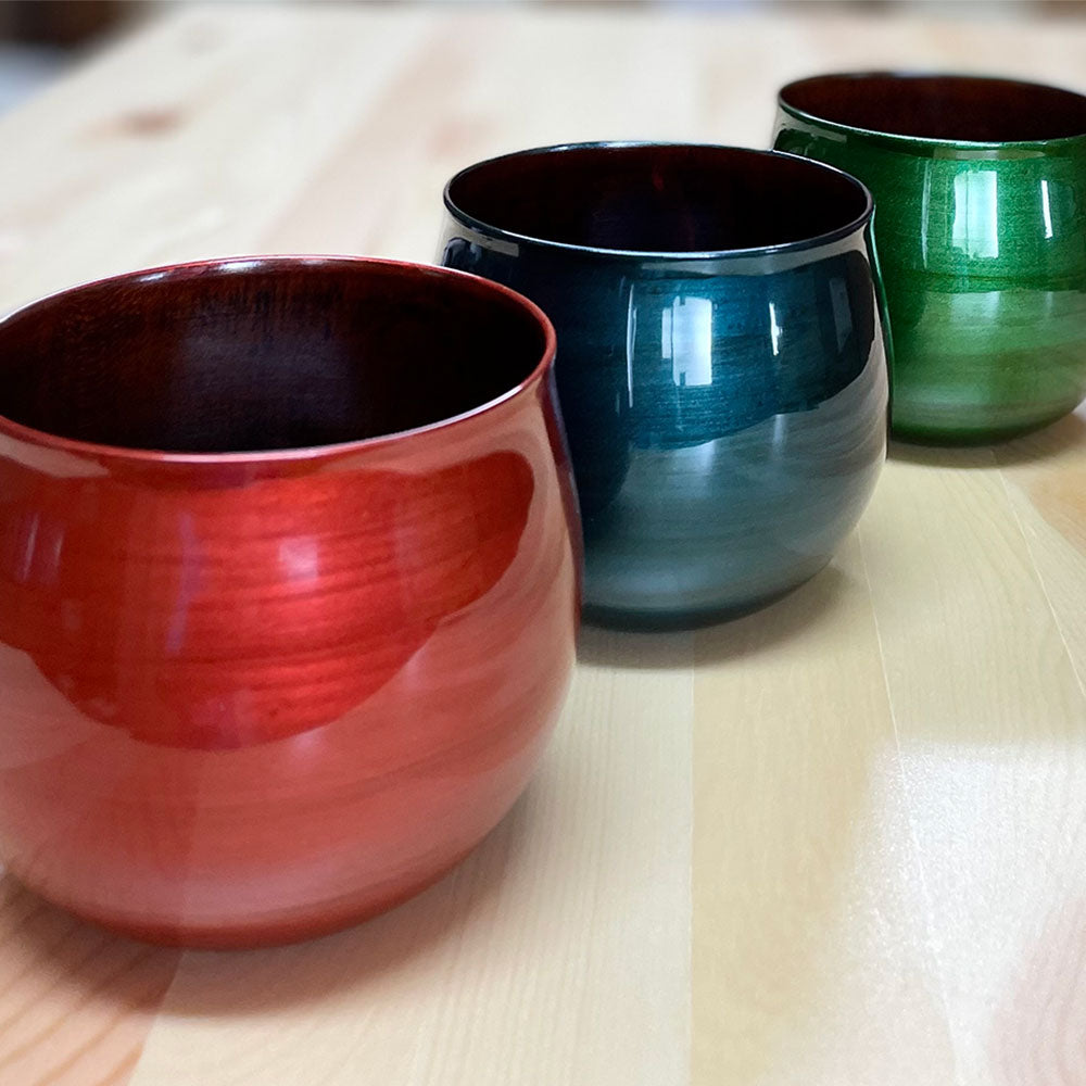 tasse forme larme vert