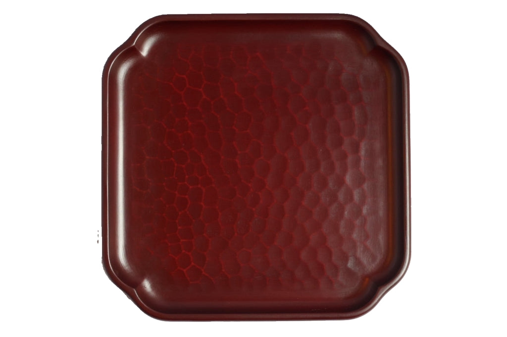 8-inch plum-shaped plate with a sword mark