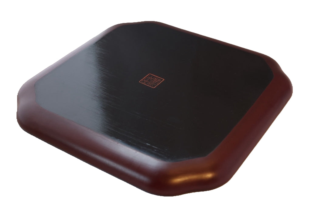 8-inch plum-shaped plate with a sword mark