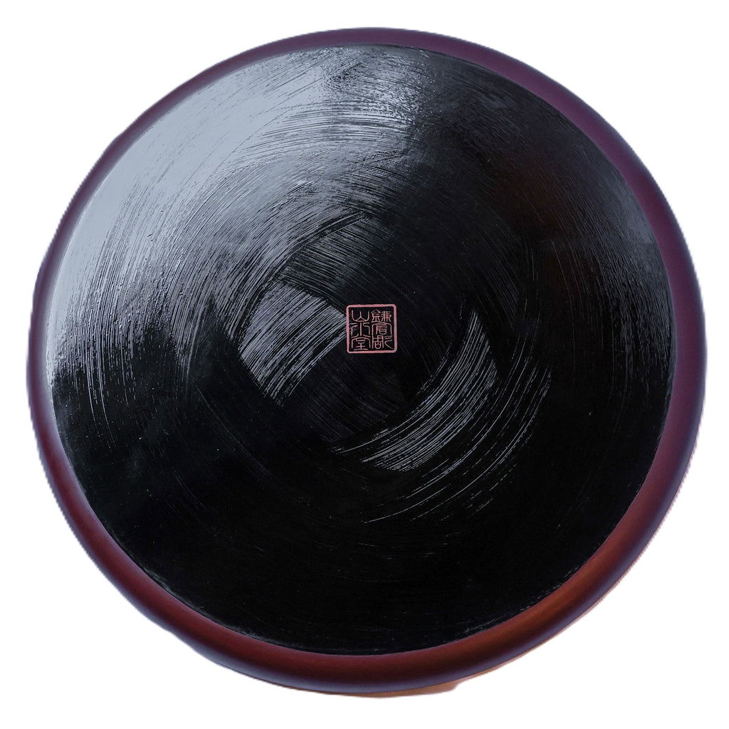 8-inch plum-shaped plate with a sword mark