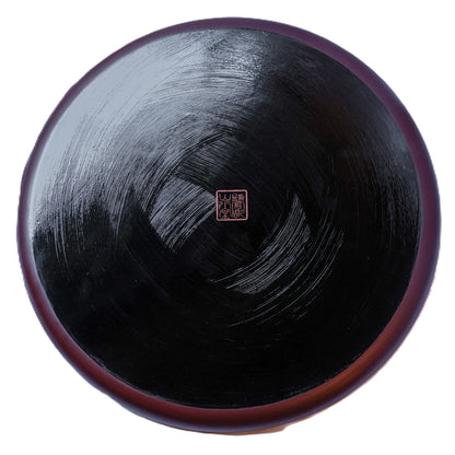 8-inch plum-shaped plate with a sword mark