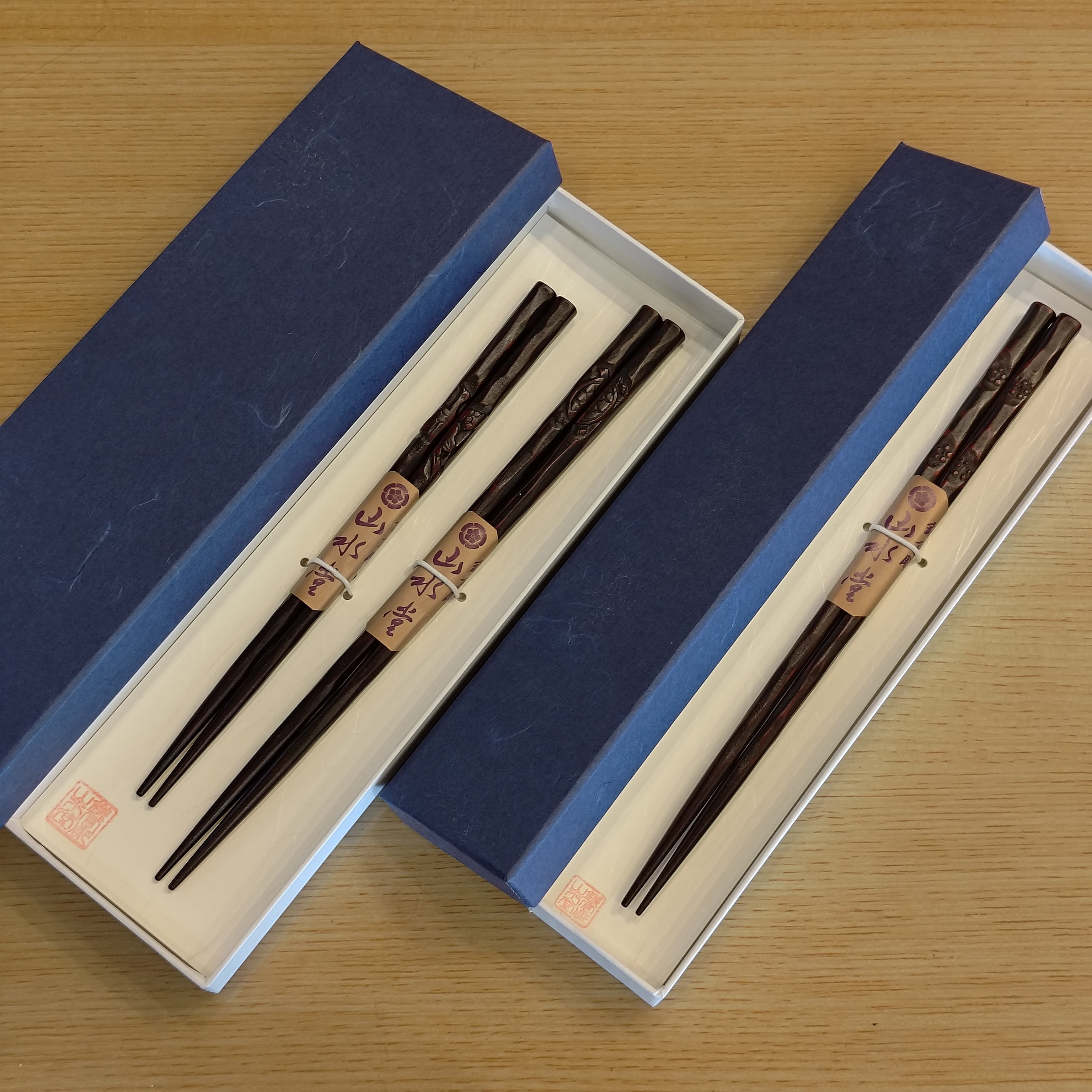 箸 ねじり梅 – 鎌倉彫 山水堂