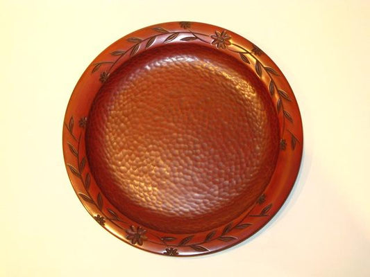 Plate (24cm) / small flower on rim