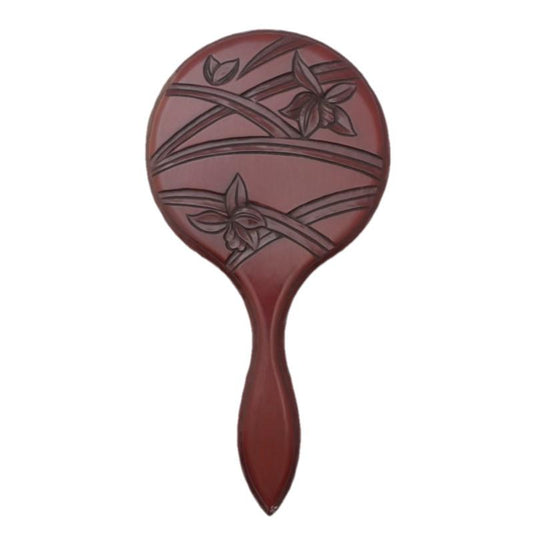 Hand mirror (medium size) / orchid