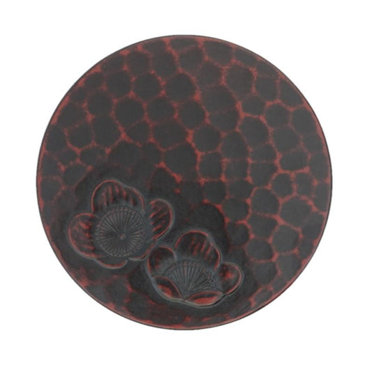 Teapot coaster (12cm) / plum flower