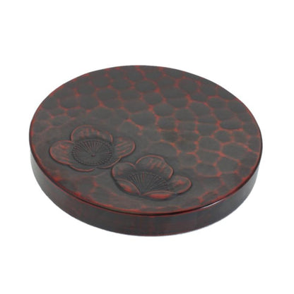 Teapot coaster (12cm) / plum flower