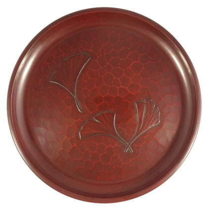 Round tray(21cm) / gingkgo leaves