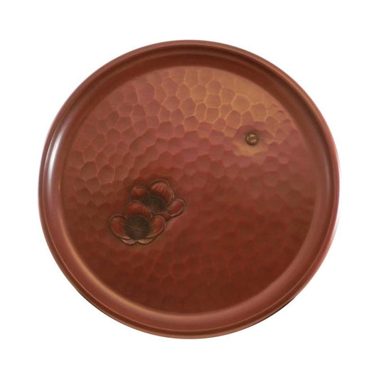 Round tray(24cm) / plum flower